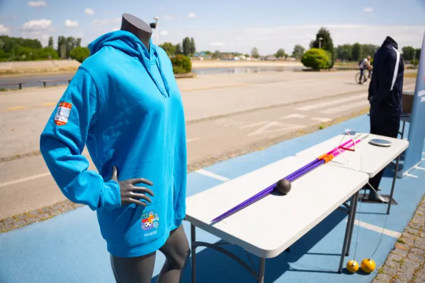 Osijek, 11. 5. 2026., Podjela sportske opreme, Iktus sport; oprema; sportovi; Iktus; sportska oprema; županija; klubovi; sredstva; potpora; sportski klub