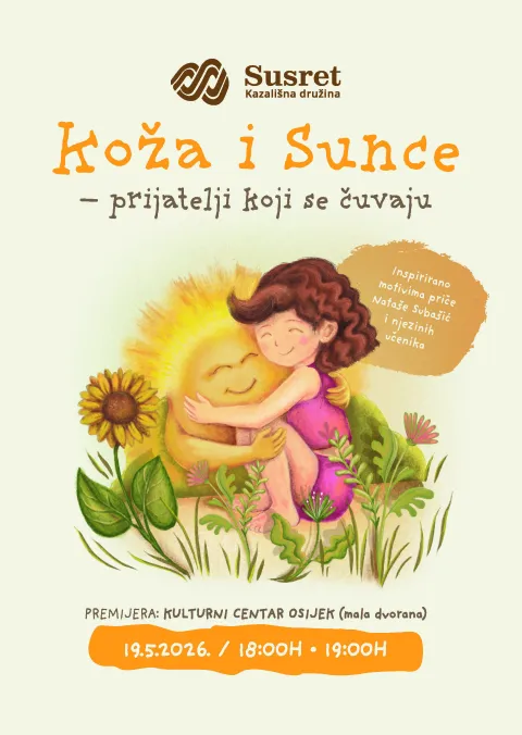 Koža i Sunce - kazali&scaron;na predstava za djecuPlakat