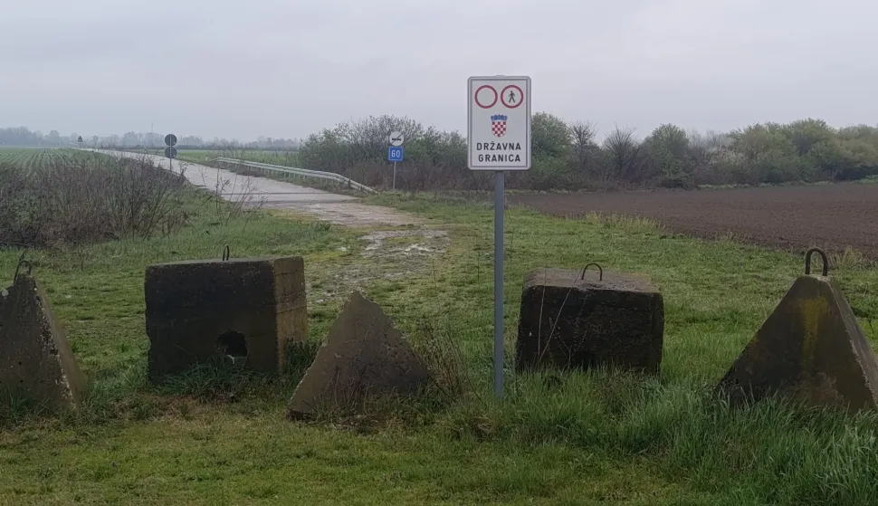 Državna granica sa Srbijom u Račinovcima foto: Marija Le&scaron;ić Omerović