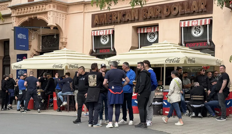 /Foto/ &ldquo;Krkljanac&rdquo; oko Opus Arene i tisuće navijača pod budnim okom policije