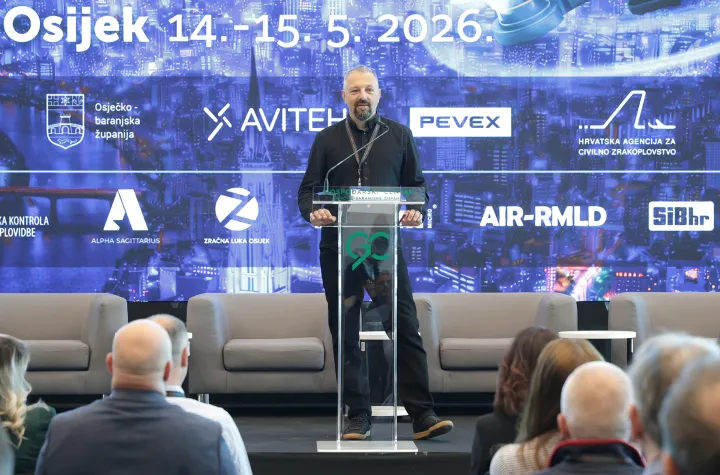 Osijek, 14. 05. 2026., GC, OSIJEK DRON EXPO, otvorenje, sajam, Ivan Vidaković - organizatorSNIMIO BRUNO JOBST