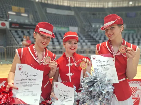 Juniorske viceprvakinje u pomponima hit su i programa Dana grada
