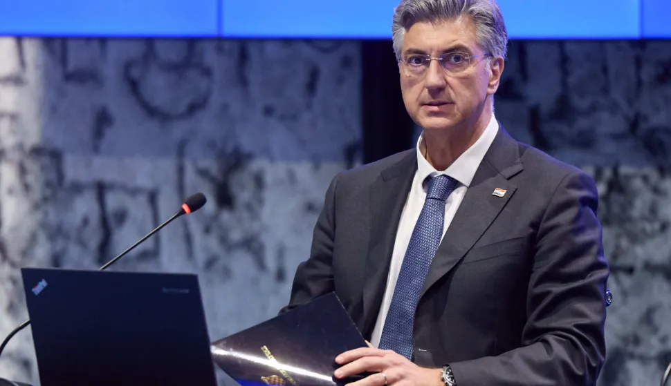 Zagreb, 07.05.2026. - Održana je sjednica Vlade Republike Hrvatske.Na fotografiji Andrej Plenković.foto HINA/ Edvard &Scaron;U&Scaron;AK /es