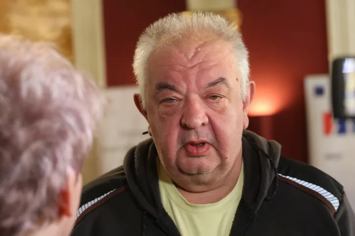 Osijek, 13. 05. 2026, Hrvatsko narodno kazali&scaron;te Osijek, HNK, svečani foajer, pressica uoči premijere operte Grofica Marica. Damir Lončar.snimio GOJKO MITIĆ