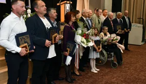 Slavonski Brod, 15.05.2026. - Svečana sjednica povodom Dana grada Slavonskog Broda i blagdana Svetog Ivana Nepomuka, za&scaron;titnika grada. foto HINA/ tm