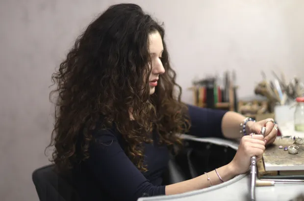 Osijek, 13. 05. 2026., Ulica Hrvatske republike 4a, Lorena Činčurak, zlatar, izrada nakita, ručna izradaSNIMIO BRUNO JOBST