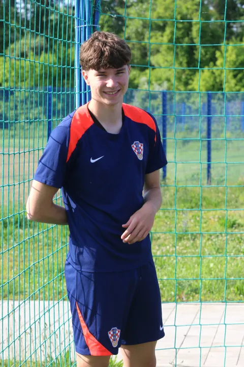 Osijek, 19. 05. 2026, Opus Arena, Hrvatska nogometna reprezentacija, U-17, trening na Opus Areni. Luka Posavec.snimio GOJKO MITIĆ
