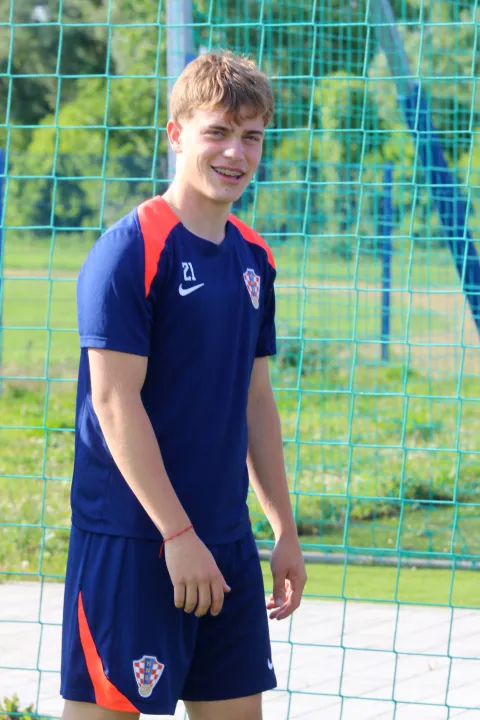 Osijek, 19. 05. 2026, Opus Arena, Hrvatska nogometna reprezentacija, U-17, trening na Opus Areni. Luka Bartolović.snimio GOJKO MITIĆ