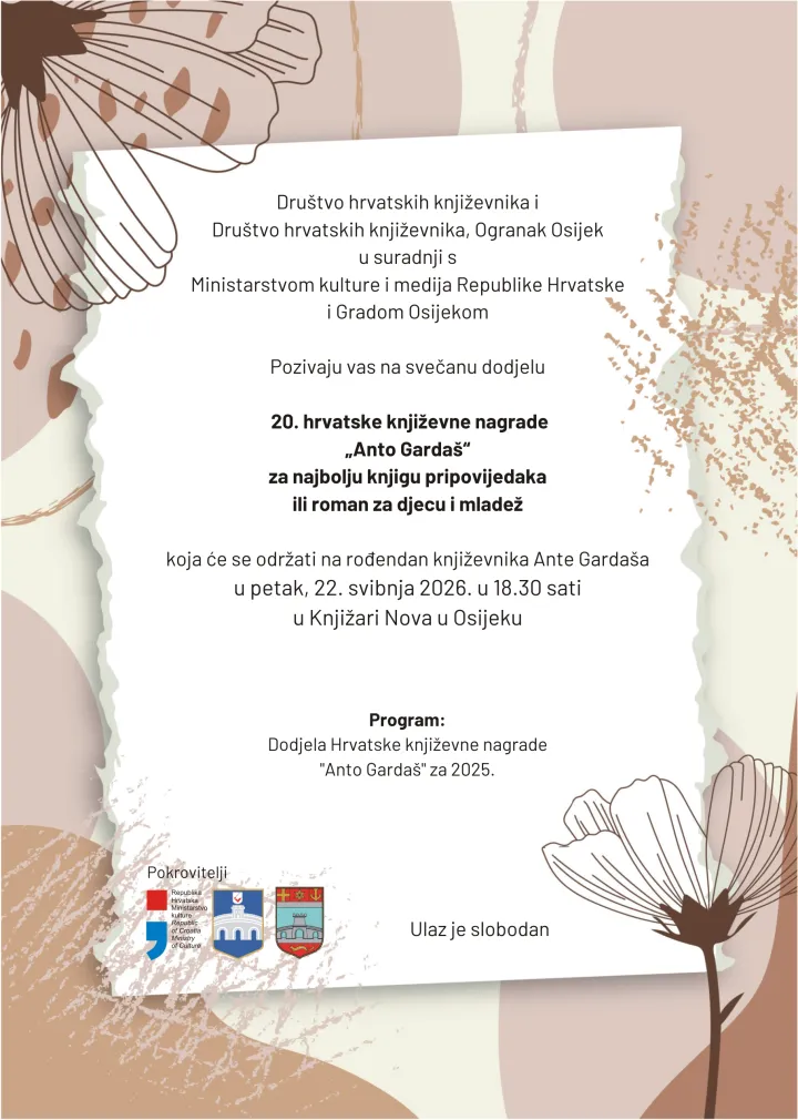 Dodjela nagrada Anto Garda&scaron;