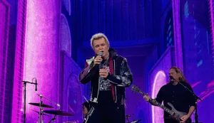 Billy Idol performs at the Forever Now Festival at Milton Keynes Bowl, England on Sunday 22nd June 2025 (Photo by Nigel Adams/Famous/Sipa USA) Photo: Famous Images/SIPA USA