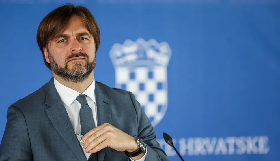14.05.2026., Zagreb - Odrzana 169. sjednica Vlade Republike Hrvatske. Nakon sjednice ministar financija Tomislav Coric da je izjavu za medije. Photo: Slavko Midzor/PIXSELL