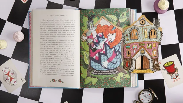 Alisa u zemlji čudesa, &Scaron;kolska knjiga, Studio MinaLima