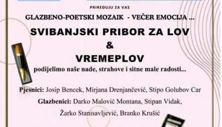 &bdquo;Svibanjski pribor za lov &amp; Vremeplov&rdquo; donosi spoj poezije, glazbe i emocija u Baranji