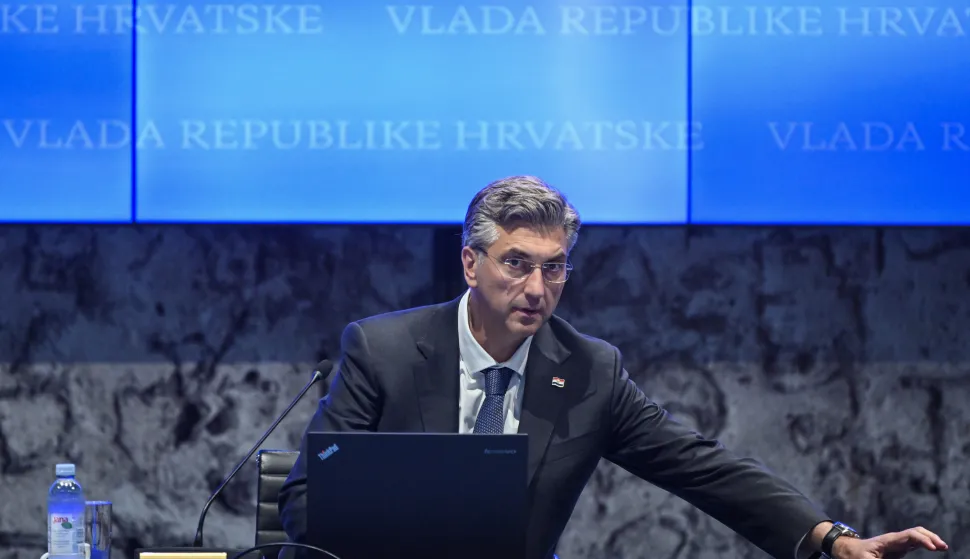 07.05.2026., Zagreb - 167. sjednica Vlade Republike Hrvatske u Nacionalnoj i sveucilisnoj knjiznici. predsjednik Vlade RH Andrej Plenkovic Photo: Josip Regovic/PIXSELL