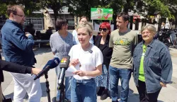 Stranka Možemo! i saborska zastupnica Ivana Kekin u petak su iz Osijeka započeli kampanju pod nazivom "Javno zdravstvo Da, Medikol NE!" prikupljanjem potpisa i razgovorom s građanima.