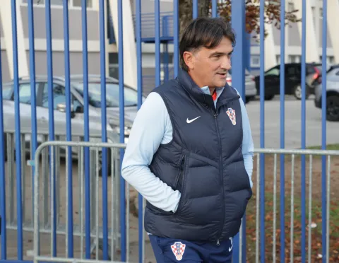 Zagreb, 06.10.2025.- Trening nogometne reprezentacije Hrvatske u Maksimiru. Na fotografiji Zlatko Dalić.foto HINA/ Admir BULJUBA&Scaron;IĆ/ abu