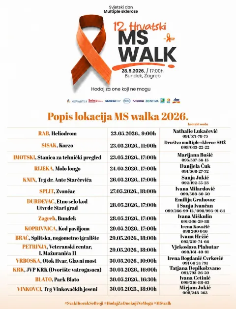 MS walk, multipla skleroza, Vinkovci