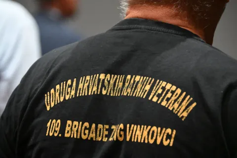 Vinkovci, 26.05.2026. - Svečanom akademijom u Gradskom kazali&scaron;tu Joza Ivakić obilježena 35. obljetnica osnutka 109. brigade ZNG Vinkovci. foto HINA/Gordan PANIĆ/ gp