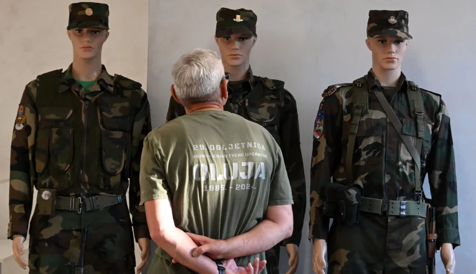 Vinkovci, 26.05.2026. - Svečanom akademijom u Gradskom kazali&scaron;tu Joza Ivakić obilježena 35. obljetnica osnutka 109. brigade ZNG Vinkovci. foto HINA/Gordan PANIĆ/ gp