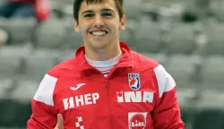 Osijek, 07.11.2020. - Dvorana Gradski vrt - EHF Euro cup, mu&scaron;karci, rukomet, Hrvatska - Mađarska/Fran Mileta 15FOTO: Željko &Scaron;epić