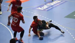 Paket24 Premijer liga29.05 2026.Pobjeda Gromova u 1. kolu Doigravanja za EuropuPaket24 Premijer liga - Doigravanje za Europu, 1. koloRK NEXE - HRK Gorica 34:26 (19:15)svibanj 2026FOTO: RK NEXE