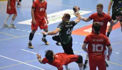 Pobjeda Gromova u 1. kolu Doigravanja za EuropuPaket24 Premijer liga - Doigravanje za Europu, 1. koloRK NEXE - HRK Gorica 34:26 (19:15)FOTO: RK NEXE