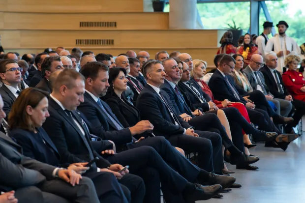 Osijek, 2. 6. 2026., Dan OBŽ, Svečana sjednica, Gospodarski centar dan OBŽ; svečana sjednica; visoki uzvanici; OBŽ; sudionici