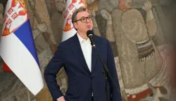 20, May, 2026, Belgrade - The President of the Republic of Serbia, Aleksandar Vucic, attended the celebration of the 15th anniversary of the World in Serbia program at the Palace of Serbia. Aleksandar Vucic. Photo: R.Z./ATAImages20, maj 2026, Beograd - Predsednik Republike Srbije Aleksandar Vucic prisustvovao je obelezavanju 15. godisnjice programa Svet u Srbiji u Palati Srbija. Photo: R.Z./ATAImages Photo: R.Z./ata images/PIXSELL