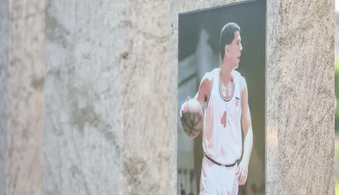 07.06.2025., Zagreb - Na danasnji dan prije 32 godine u prometnoj nesreci poginuo je Drazen Petrovic. Photo: Slavko Midzor/PIXSELL