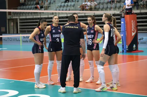Osijek, 07. 06. 2026., Dvorana Gradski vrt, Hrvatska - Litva, odbojka, odbojka&scaron;ice, ženeSNIMIO BRUNO JOBST