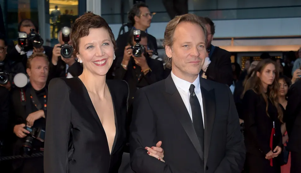 75th Cannes film festival 2022, Red carpet film "Crimes Of The Future". Pictured: Peter Sarsgaard, Maggie Gyllenhaal Photo: Alberto Terenghi/Cannes 2022/i/IPA