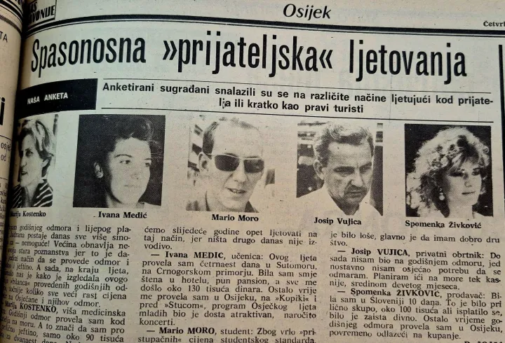 Ljetovanja osamdesetih - radnička odmarali&scaron;ta i sl.Osamdeset su bile godineArhiva, Glas Slavonije