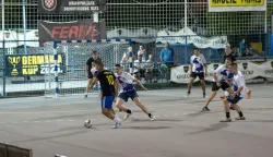 Osijek, 10. 6. 2026., Tri kornera penal, malonogometni turnir, NK OlimpijaRavlić Trans - Olimpijamali nogomet; sport; turnir; tri kornera penal