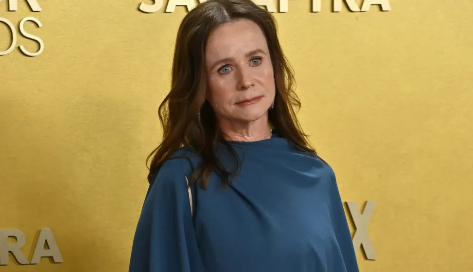 Emily Watson attends the 32nd annual Actor Awards (formerly the SAG Awards) held at the Shrine Auditorium in Los Angeles on Sunday, March 1, 2026. Photo by Jim Ruymen/UPI Photo via Newscom Photo: Jim Ruymen/NEWSCOM