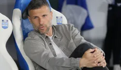 Osijek, 17. 04. 2026, Opus Arena, nogomet, Osijek - Varaždin, SuperSport HNL 25/26. Trener Osijeka, Tomislav Radotić.snimio GOJKO MITIĆ