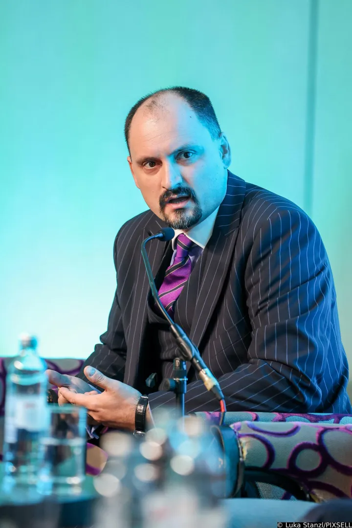 08.11.2022., Zagreb - Konferencija Poslovnog dnevnika "Zagreb - bankarsko i financijsko srediste" odrzana je u hotelu Sheraton. Panel rasprava: Promjena igre - inflacija. neovisni analiticar Neven Vidakovic Photo: Luka Stanzl/PIXSELL