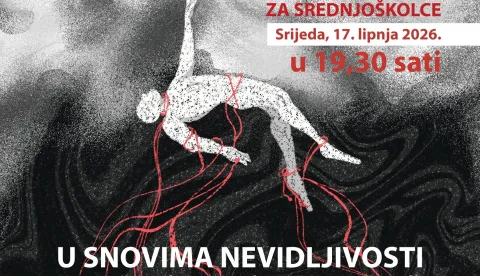 "U SNOVIMA NEVIDLJIVOSTI"Godi&scaron;nja produkcija Dramskog studija DKO-aposter