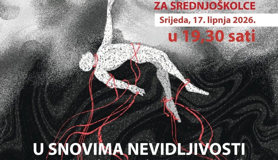 "U SNOVIMA NEVIDLJIVOSTI"Godi&scaron;nja produkcija Dramskog studija DKO-aposter