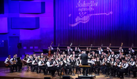 06.04.2025., Zagreb - Koncert "Sokacka rapsodija" u KD Vatroslav Lisisnki.. Photo: Slavko Midzor/PIXSELL