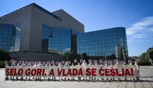 18.06.2026., Zagreb - Zelena akcija i Prijatelji zivotinja odrzali su konferenciju za medije uz poruku " Selo gori, a Vlada se ceslja" Photo: Josip Regovic/PIXSELL