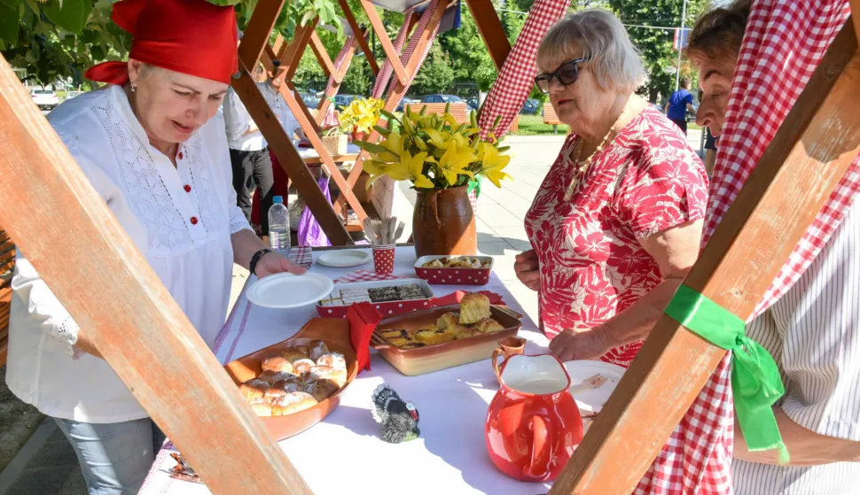 NA&Scaron;ICE - Posjetitelji su mogli ku&scaron;ati zagorske delicije, snimljeno u lipnju 2024. Snimila Snježana FRIDL