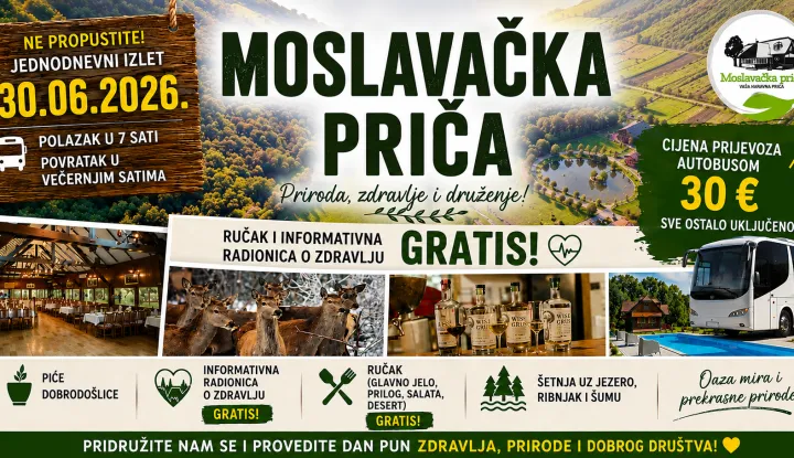 Klub 60+ organizira jednodnevni izlet za starije osobe u seosko domaćinstvo Moslavačka priča