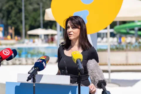 Osijek, 20. 6. 2026., Otvorenje KopikeNata&scaron;a Trami&scaron;ak; Kopika; otvorenje; bazeni; 50 godina Kopike; Coapcabana; kupali&scaron;te; obnova