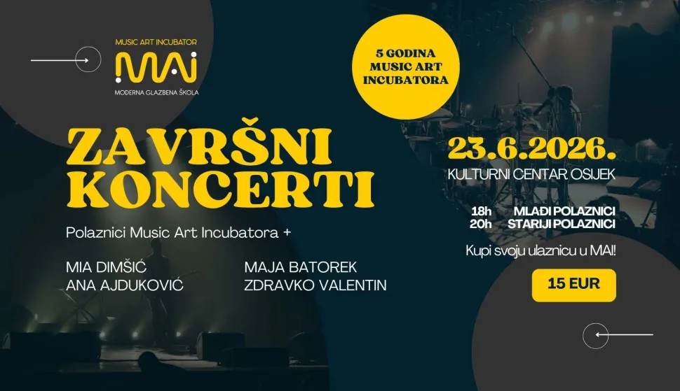 zavr&scaron;ni koncert Music Art Incubatora 2026.