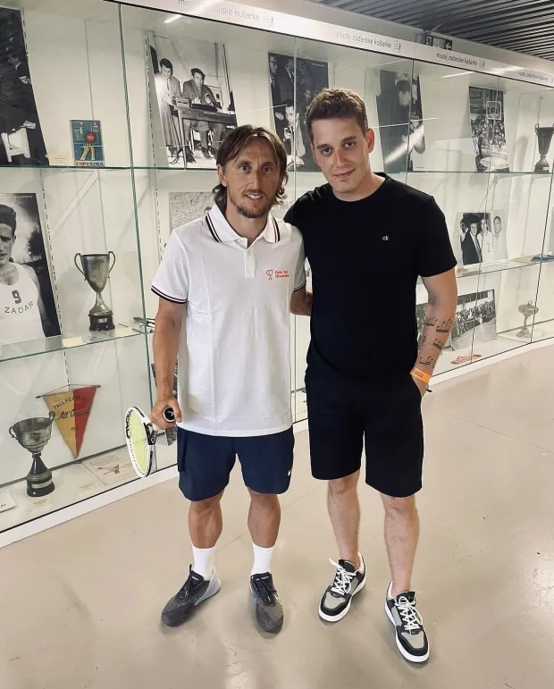 Luka Modrić i Jure Brkljača 