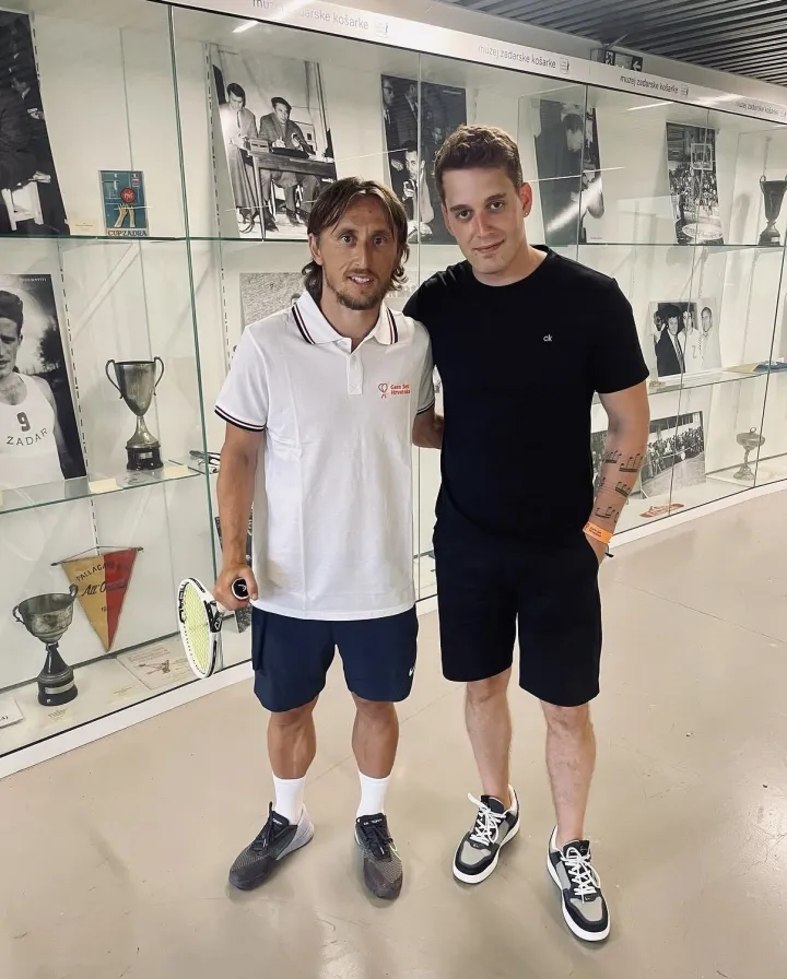 Luka Modrić i Jure Brkljača 