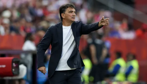 Toronto, 24.06.2026 - Utakmica drugog kola skupine L Svjetskog nogometnog prvenstva, Panama - Hrvatska na BMO Field stadionu u Torontu. Na slici izbornik Hrvatske nogometne reprezentacije Zlatko Dalić.foto HINA/ Daniel KASAP/ ds