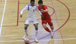 Osijek, 23. 01. 2021, Dvorana Zrinjevac mali nogomet. Osijek Kelme - Alumnus Sesvete. Prva malonogometna liga.snimio GOJKO MITIĆ