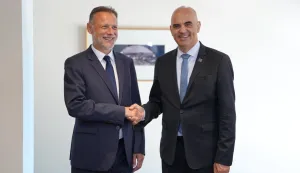 Tijekom 19. Dubrovnik Foruma, predsjednik Hrvatskoga sabora Gordan Jandroković održao je bilateralni sastanak s glavnim tajnikom Vijeća Europe Alainom Bersetom.