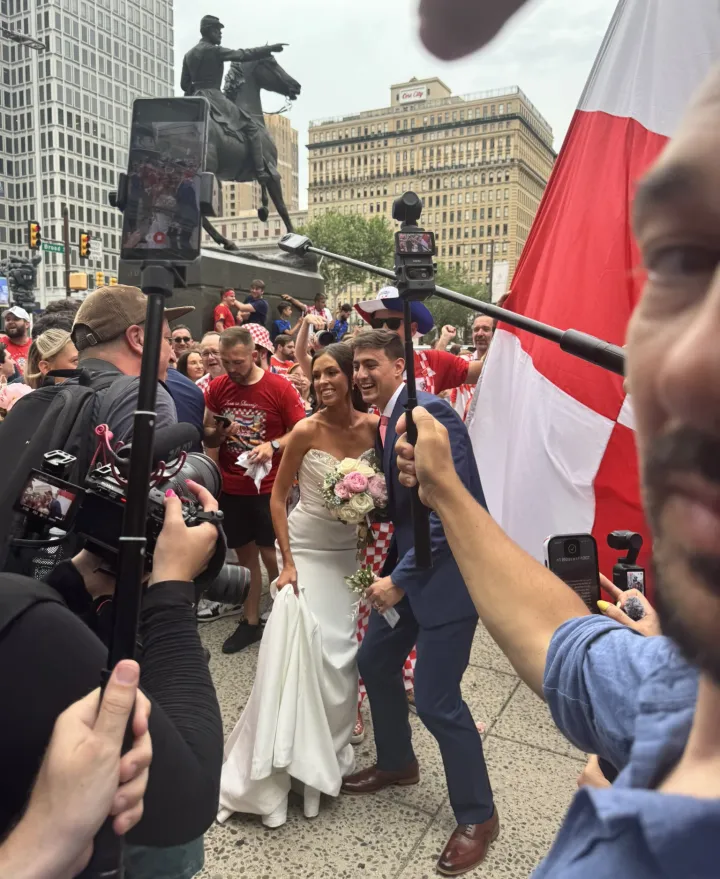 Philadelphia, hrvatski navijači, svatovi